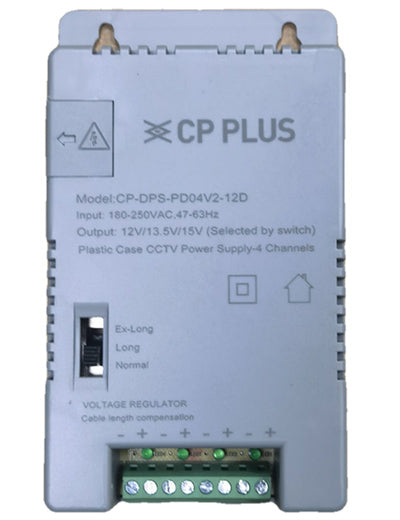 CP PLUS 4 Channel Power Supply : CP-DPS-PD04V2-12D