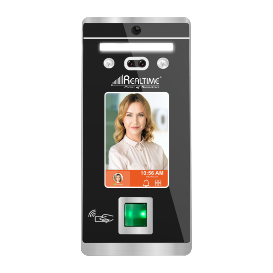 Realtime Pro1100F with WiFi Face, Fingerprint, Attendance and Full Access Control System