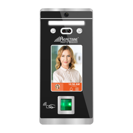 Realtime Pro1100F with WiFi Face, Fingerprint, Attendance and Full Access Control System