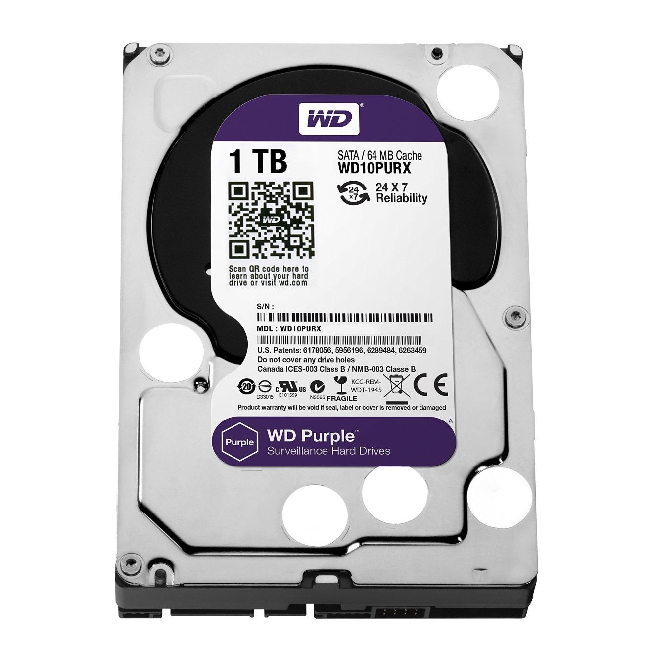 WD 1 TB Surveillance Hard Disk