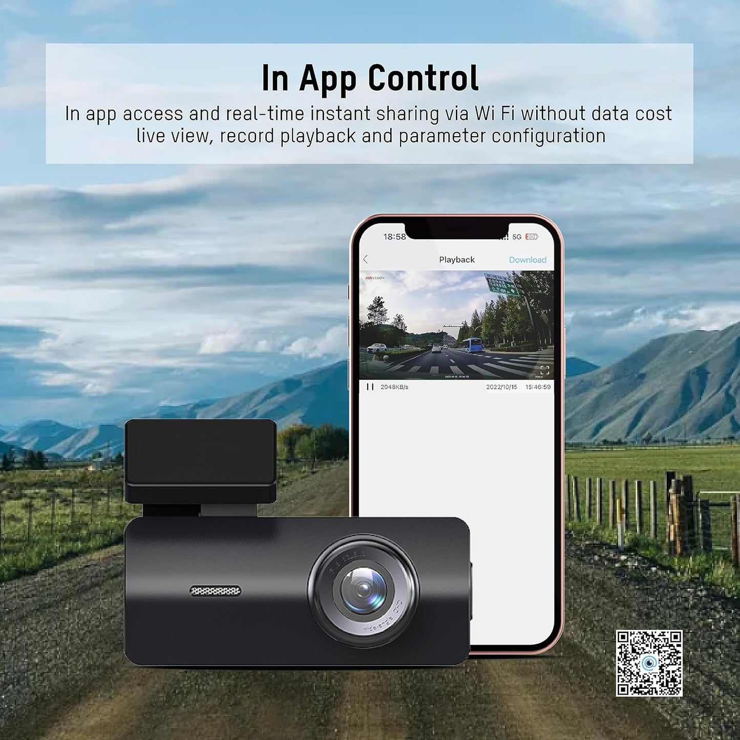 Hikvision 2 MP 1080P Dashcam