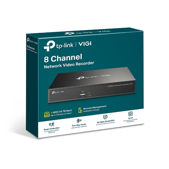 VIGI 8 Channel Network Video Recorder : VIGI NVR1008H
