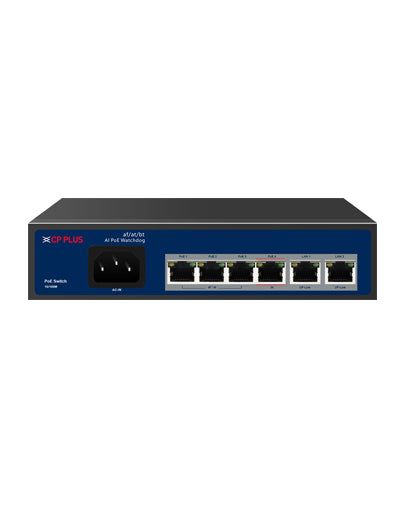 CP PLUS 4+2 Port PoE Switch : CP-ANW-HP4H2-N65
