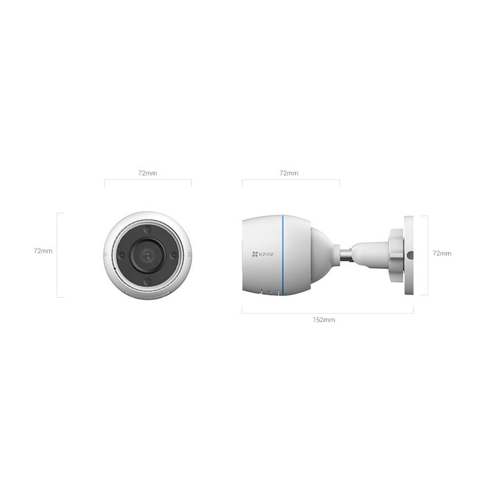 Ezviz 2MP Outdoor Wi-Fi Smart Home Camera : CS-H3C