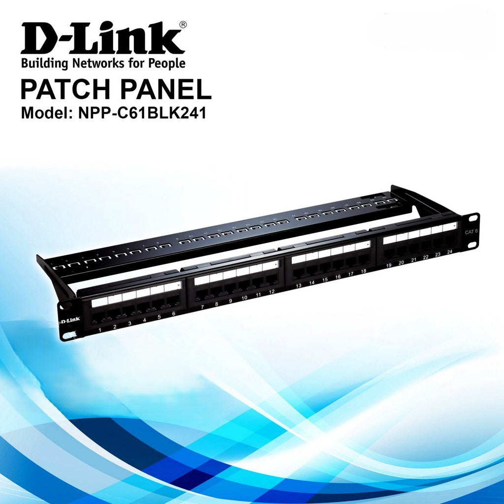 D-Link Unloaded Patch Panel 24 Port