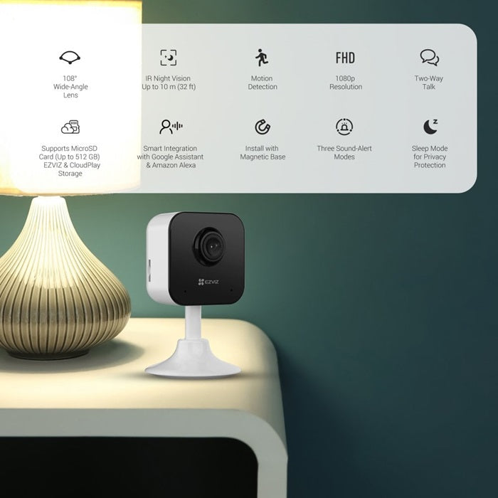 Ezviz 2MP Smart Home Wi-Fi Camera : CS-H1C