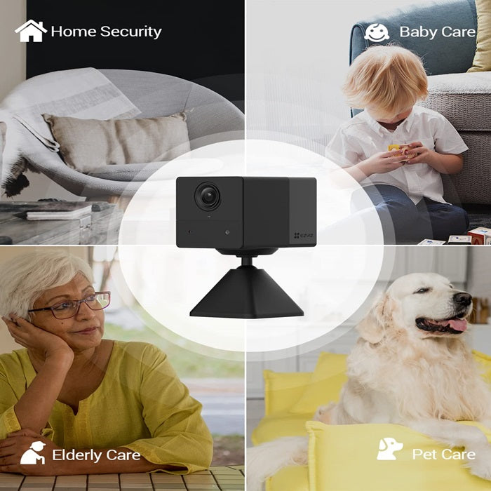 Ezviz 2MP Wi-Fi Smart Home Battery Camera : BC2
