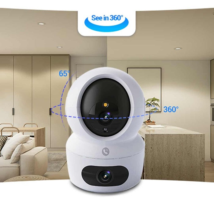 Ezviz 2K⁺ & 2K⁺ Dual-Lens Pan & Tilt Wi-Fi Camera : CS-H7C (44WF,W2)