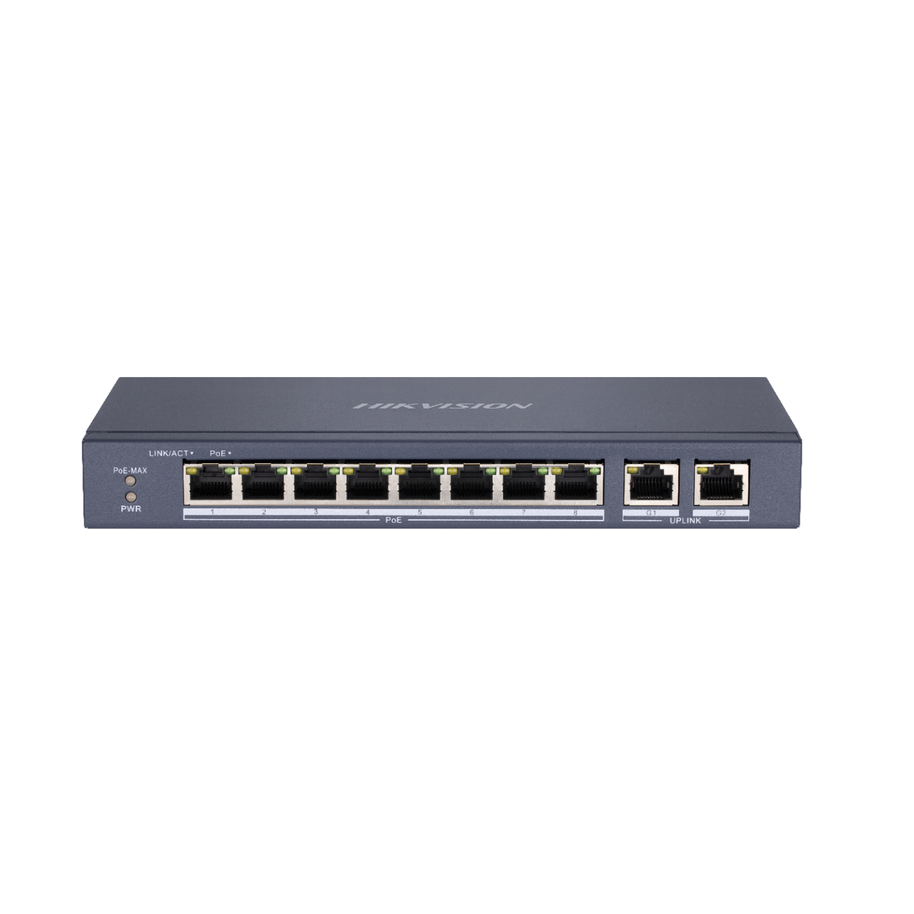 Hikvision 8-Port PoE with 2 Up-Link : DS-3E0310P-E/M