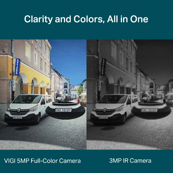 VIGI 5MP Outdoor Full-Color Bullet Network Camera : VIGI C350