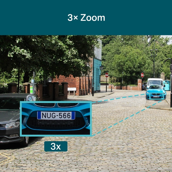 VIGI 4MP Outdoor Full-Color Dual-Lens Varifocal Pan Tilt Network Camera : VIGI C540V