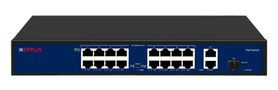 CP PLUS 16 Port PoE Switch : CP-ANW-HP16G2F1-N30