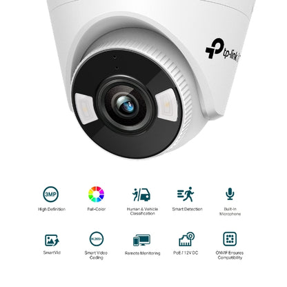 VIGI 3MP Full-Color Turret Network Camera : VIGI C430