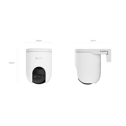Ezviz 3MP 2K Pan and Tilt 4G Camera : CS-H8C 4G