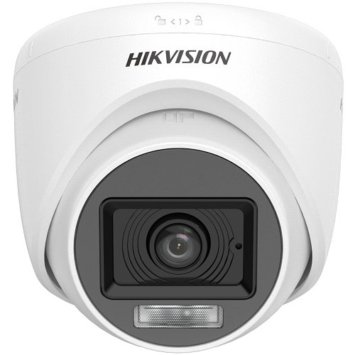 Hikvision 3K Dual Light Audio 5MP HD Dome Camera : DS-2CE76KOT-LPFS
