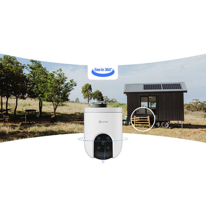 Ezviz 3MP 2K Pan and Tilt 4G Camera : CS-H8C 4G