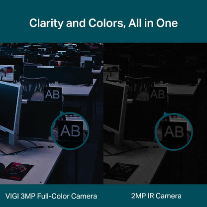 VIGI 3MP Full-Color Turret Network Camera : VIGI C430
