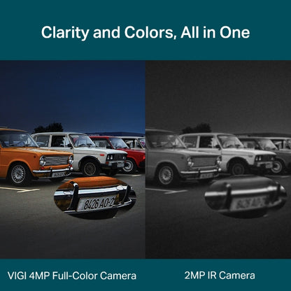 VIGI 4MP Outdoor Full-Color Bullet Network Camera : VIGI C340