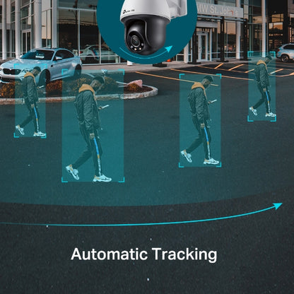 VIGI 4MP Outdoor Full-Color Pan Tilt Network Camera : VIGI C540