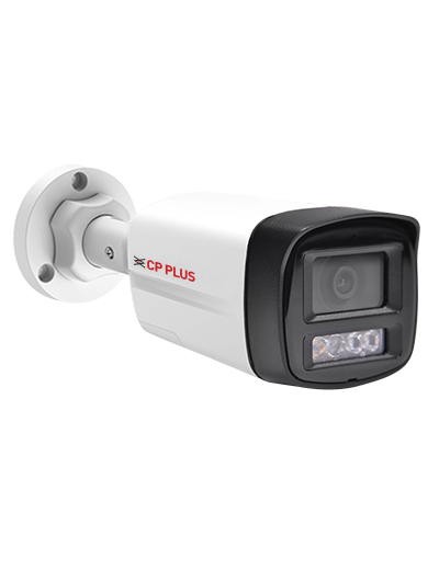 CP Plus 2MP Dual Light Bullet Camera with 2-way audio : CP-UNC-TA21L3B-LQ