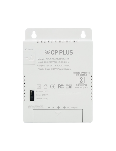 CP PLUS 8 Channel SMPS : CP-DPS-PD08V3-12D