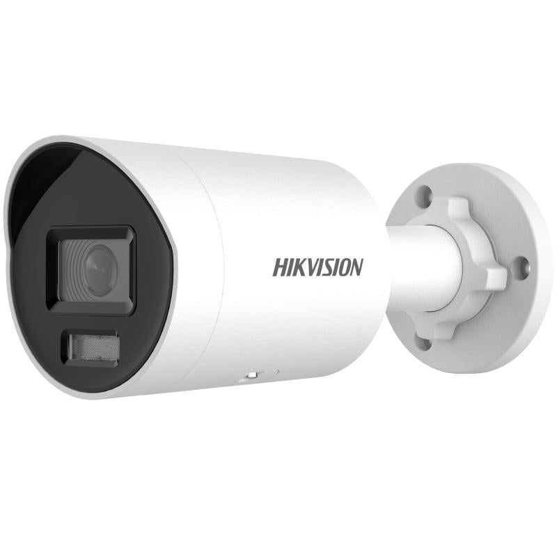 HIKVISION 4 MP Smart Hybrid Light with ColorVu Fixed Mini Bullet Network Camera : DS-2CD2047G2H-LIU