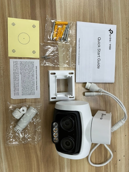 VIGI 4MP Outdoor Full-Color Dual-Lens Varifocal Pan Tilt Network Camera : VIGI C540V