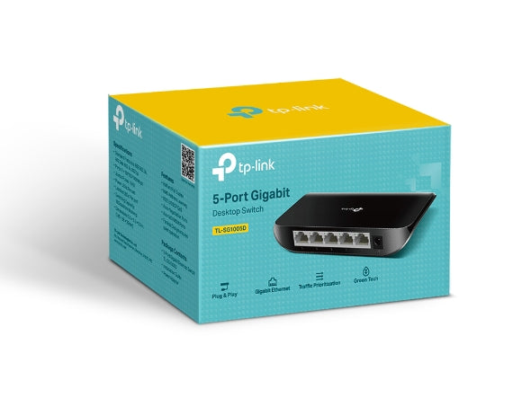 TP-Link 5-Port Gigabit Desktop Switch : TL-SG1005D