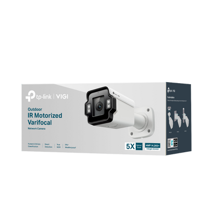 VIGI 4MP Outdoor IR Motorized Varifocal Bullet Network Camera : InSight S345ZI