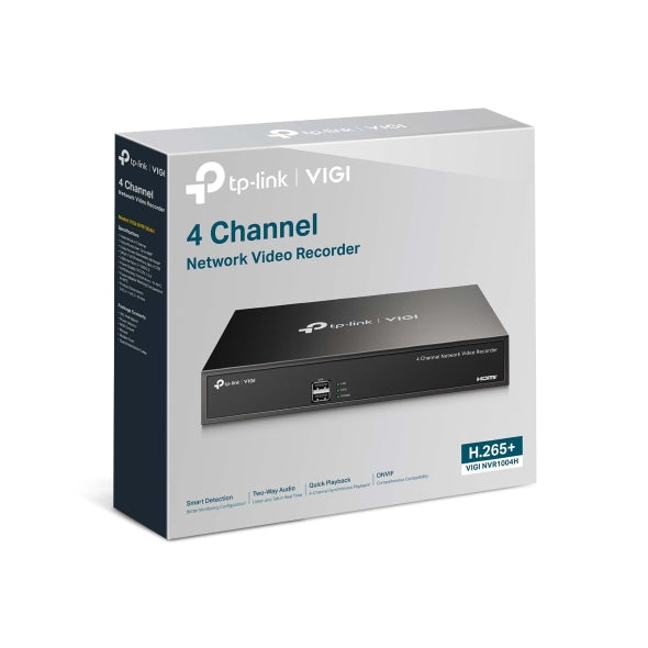 VIGI 4 Channel Network Video Recorder : VIGI NVR1004H