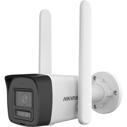 Hikvision 4MP Smart Hybrid Light 4G Fixed Bullet Camera : DS-2CD1043G2-LIDUF/4G/SL (4MM)