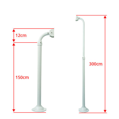 CCTV TELESCOPIC L-BRACKET 150-300CM