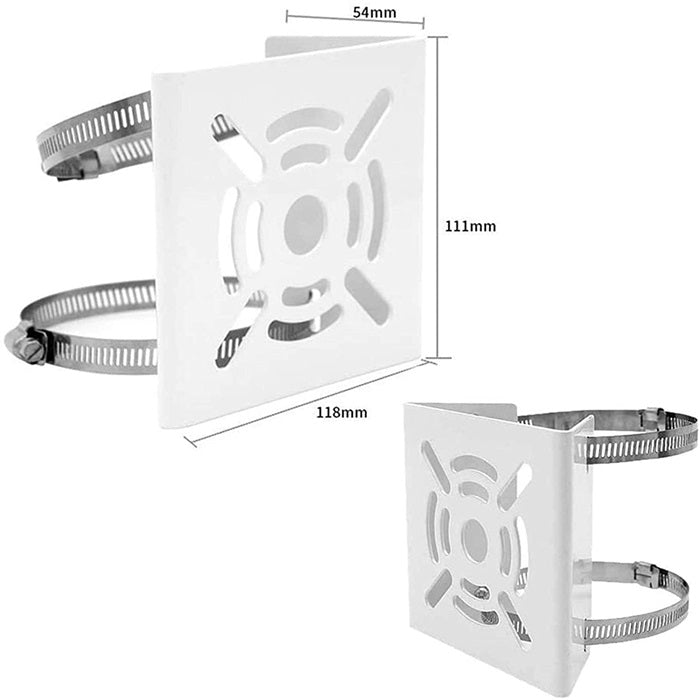VELVU POLE BRACKET WITH 2 HOOPS : VL-STAND-H02M
